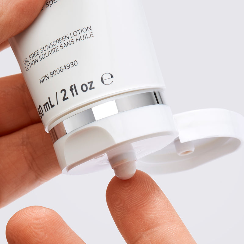 Mineral SPF 30 Sunscreen application