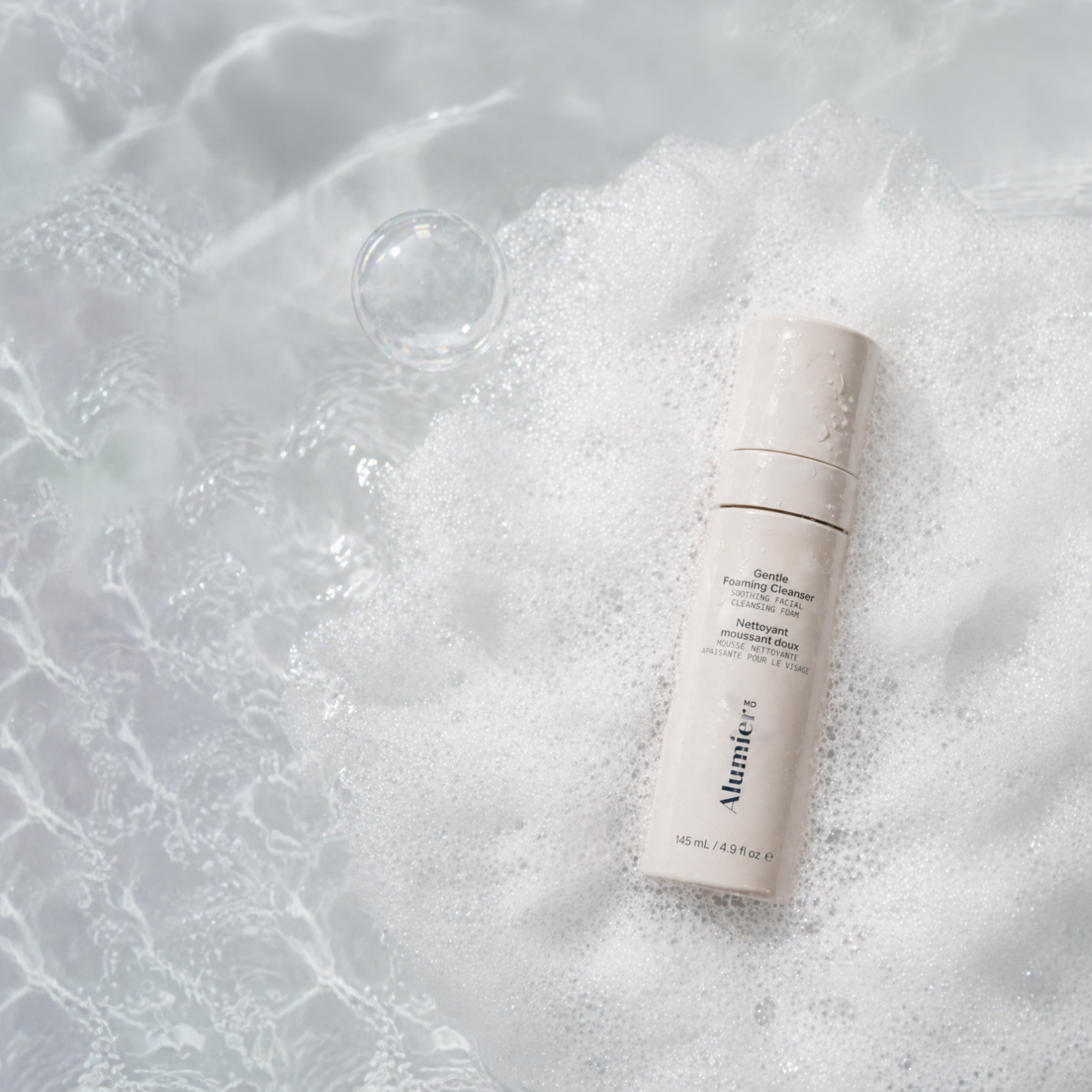 Gentle Foaming Cleanser in water