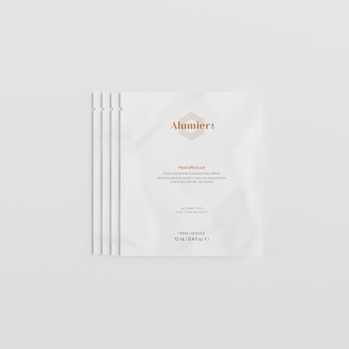 HydraRescue BioCellulose Face Mask (4-Pack)